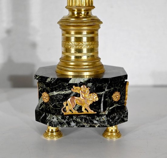 “La Harpiste” Fireplace Trim – 19th Century