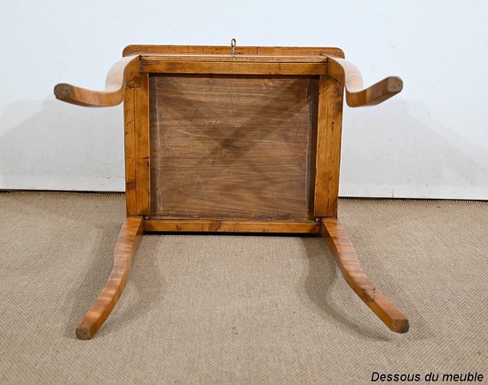 Petite Travailleuse en Bois Clair de Ceylan, style Louis XV – Milieu XIXe
