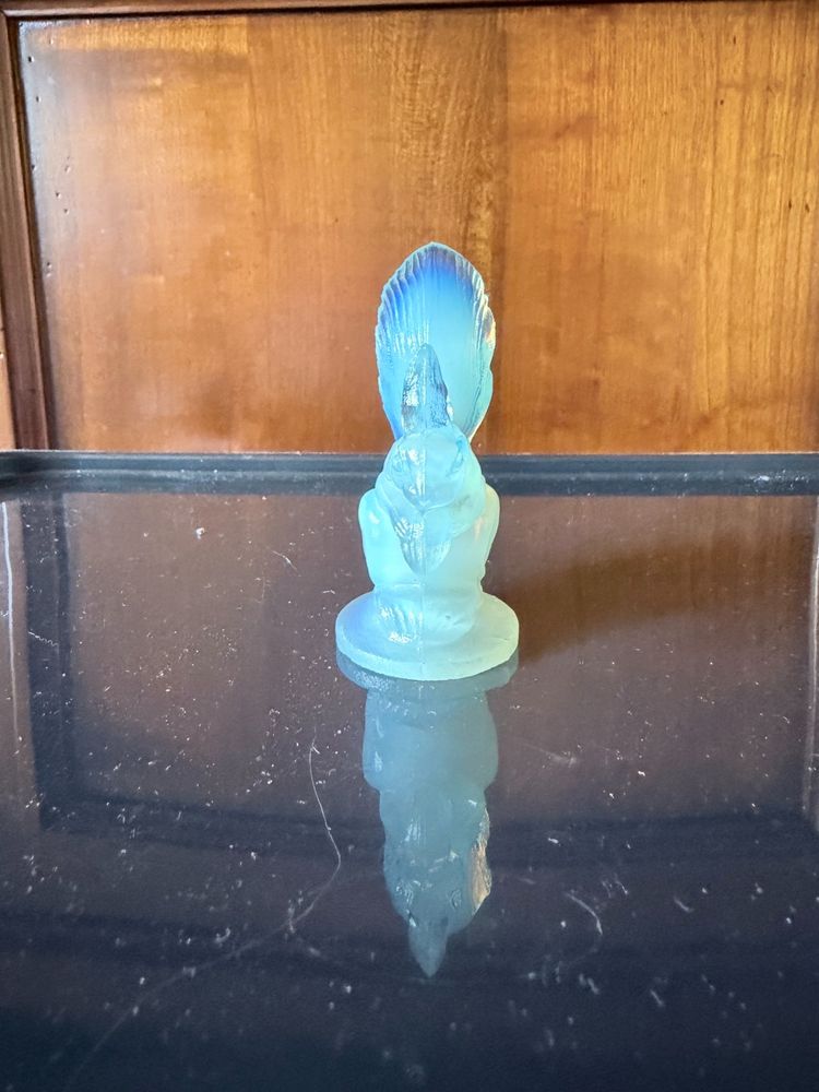 Opalescent glass squirrel - in the taste of Sabino - Art Deco
