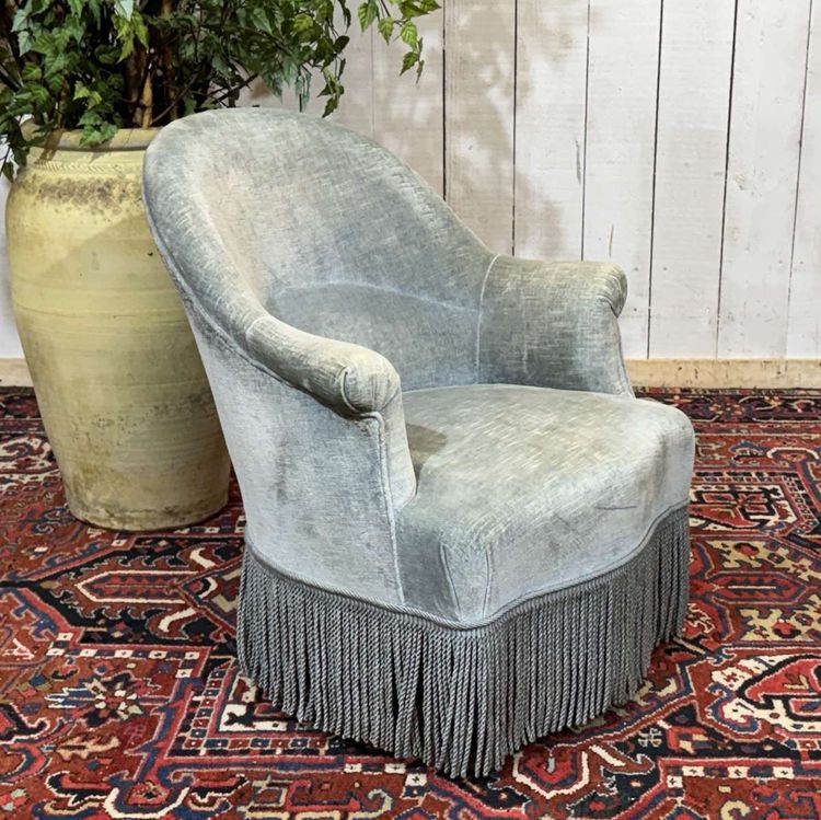 Napoleon III toad armchair late 19th century