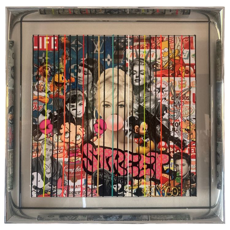 Pop art ELMAGO iconics actress Stamps -street art 