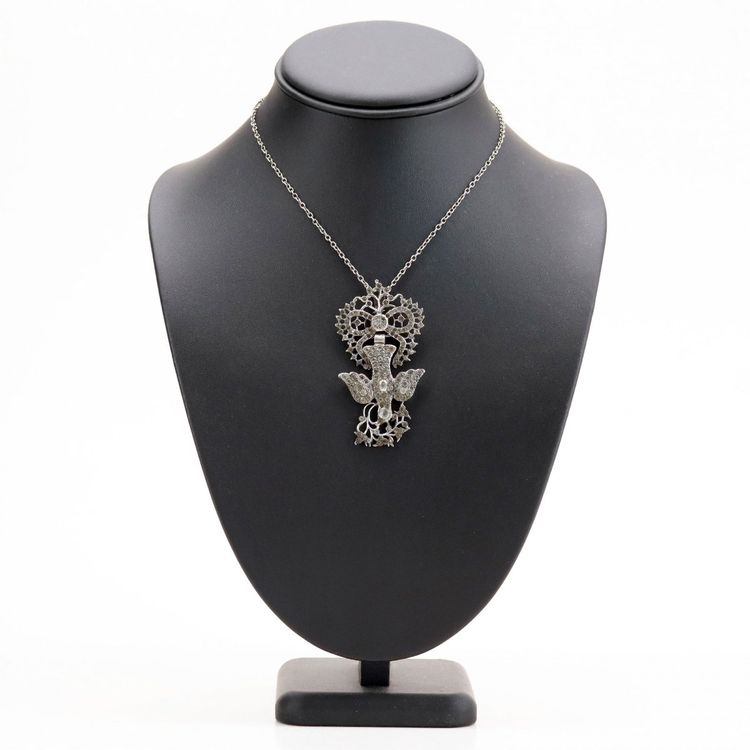 Collier ancien Saint Esprit argent