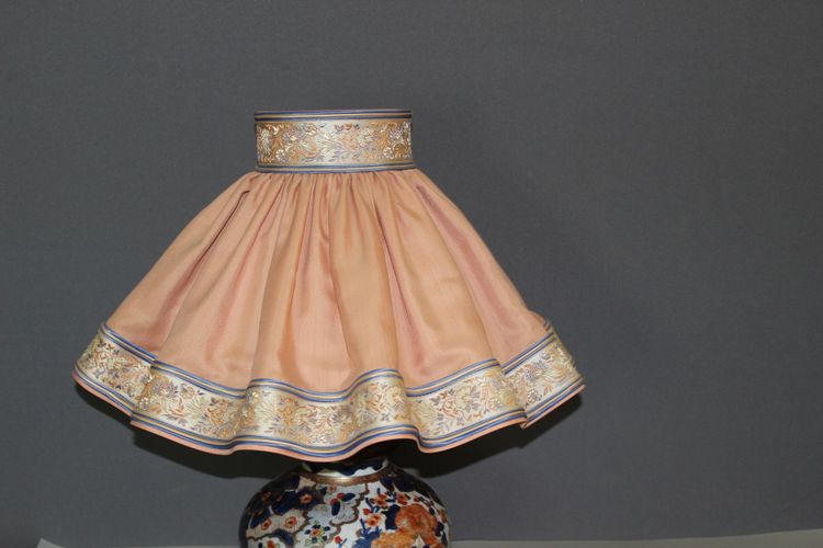 Vase Imari XIXe Monté en Lampe 