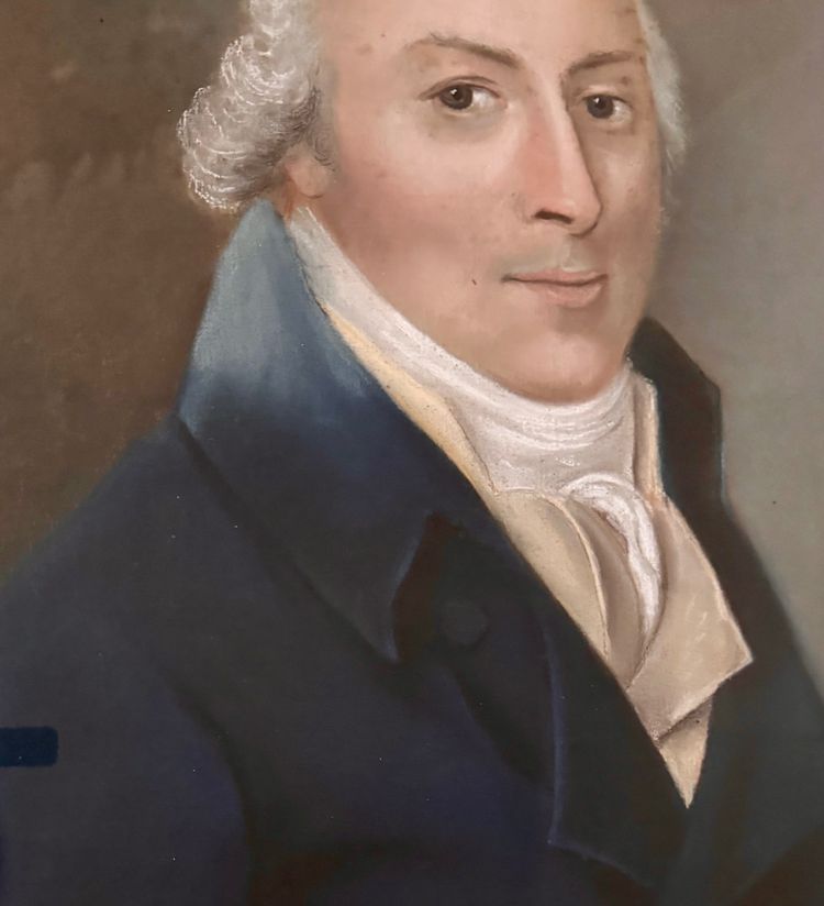 Portrait au pastel daté 1808
