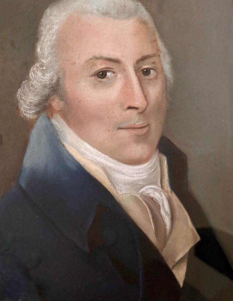 Portrait au pastel daté 1808