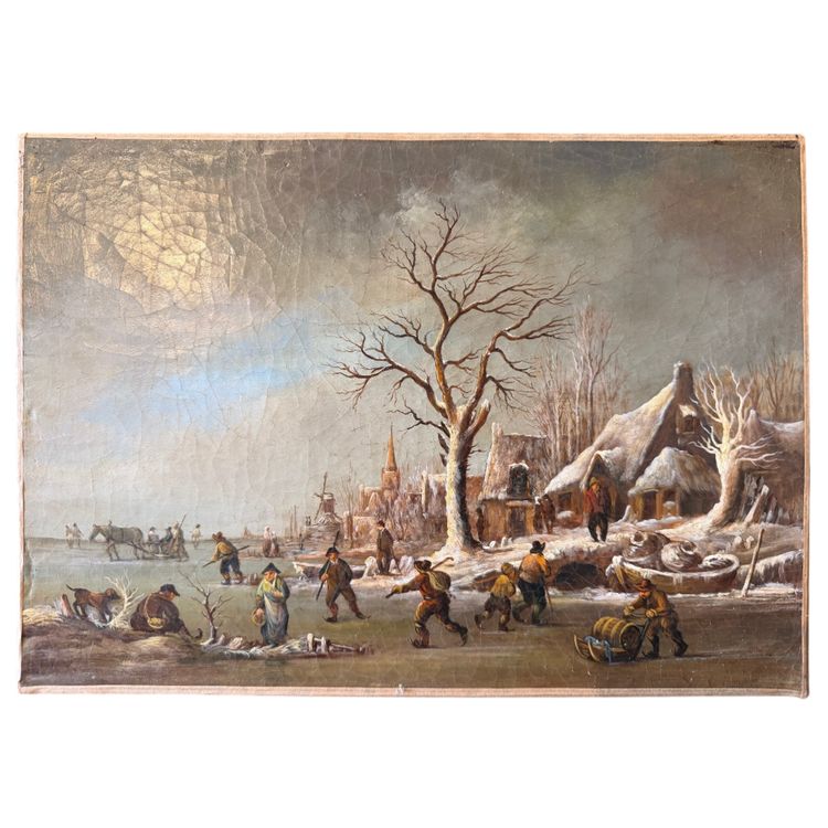 Tableau école hollandaise 19 eme siècle