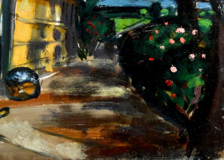 CHABAUD Auguste (1882-1955) « Le lavoir fleuri au Mas Martin, Graveson » Provence Avignon Alpilles