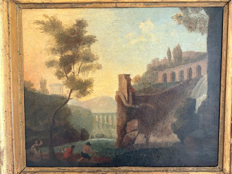 TABLEAU - HUILE SUR TOILE - PAYSAGE - ECOLE XIXÈME