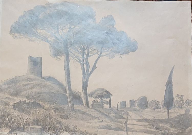 René Cottet  - (1902 - 1992) - Espagne - 3 dessins originaux - 1933