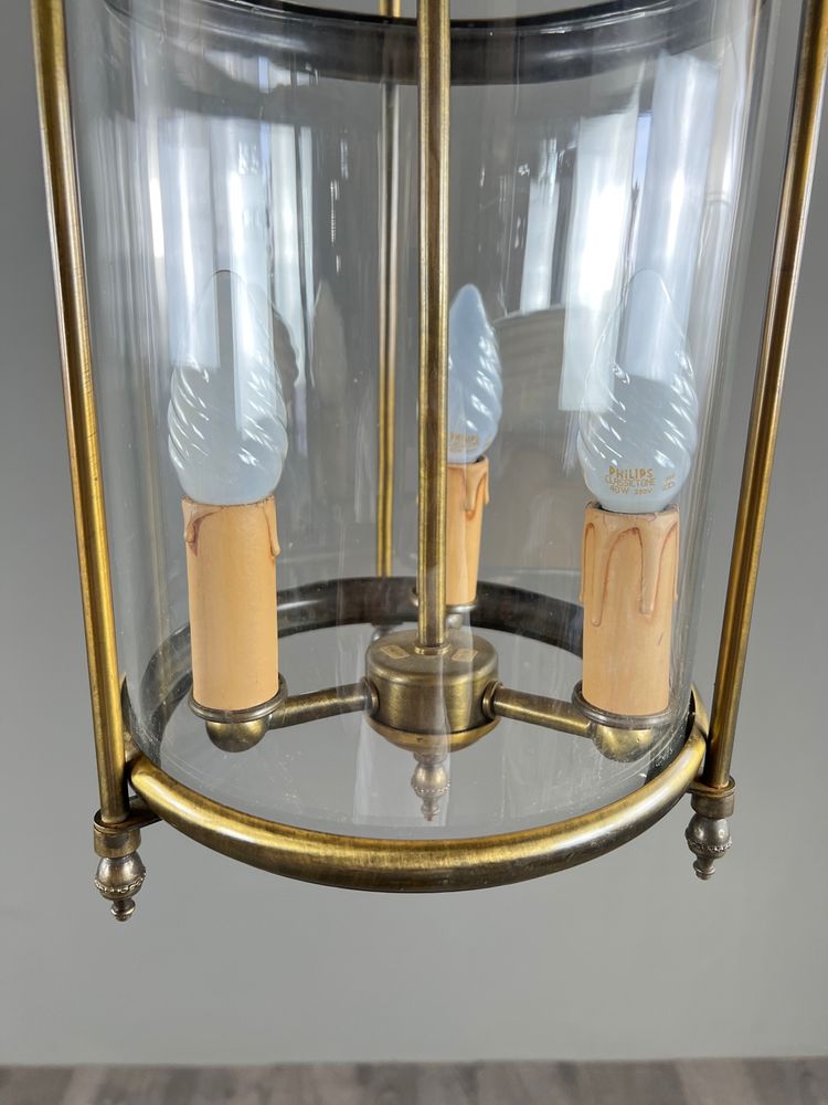Laterne aus Messing und Glas, 20.