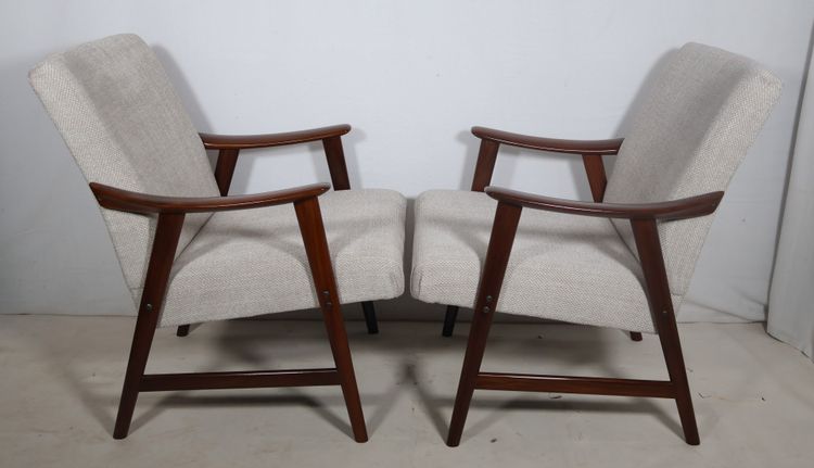 Paire de fauteuils Scandinave Dokka Mobler années 60
