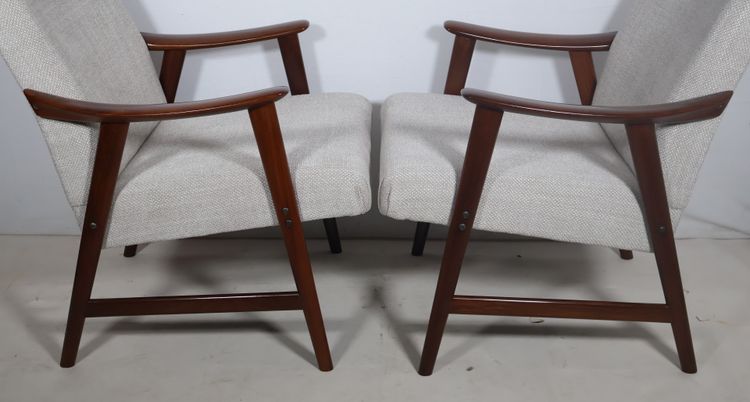Paire de fauteuils Scandinave Dokka Mobler années 60