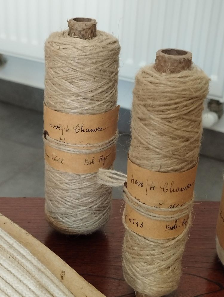 Set of 41 thread spools - XIX / XXth century - Industrial heritage