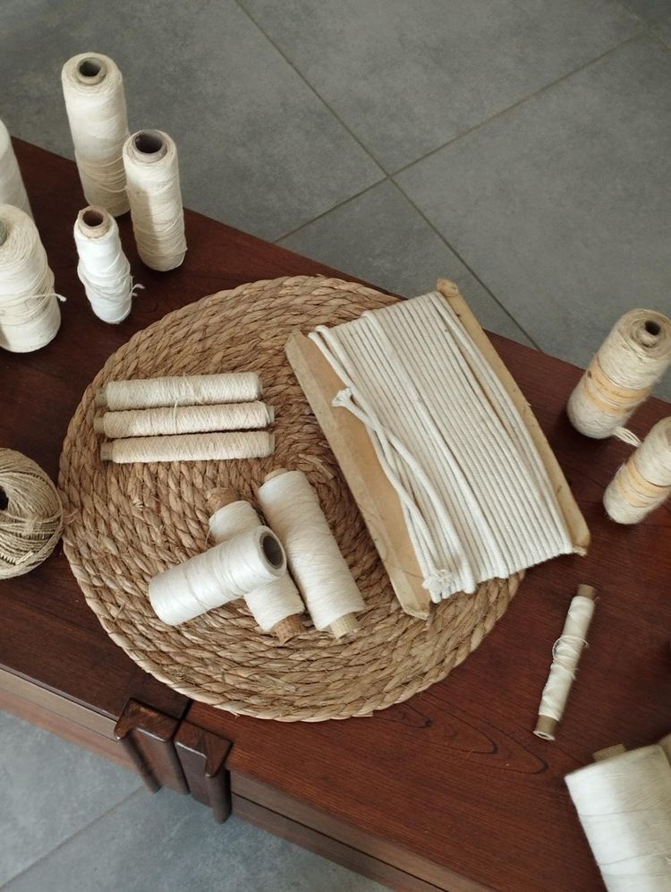 Set of 41 thread spools - XIX / XXth century - Industrial heritage