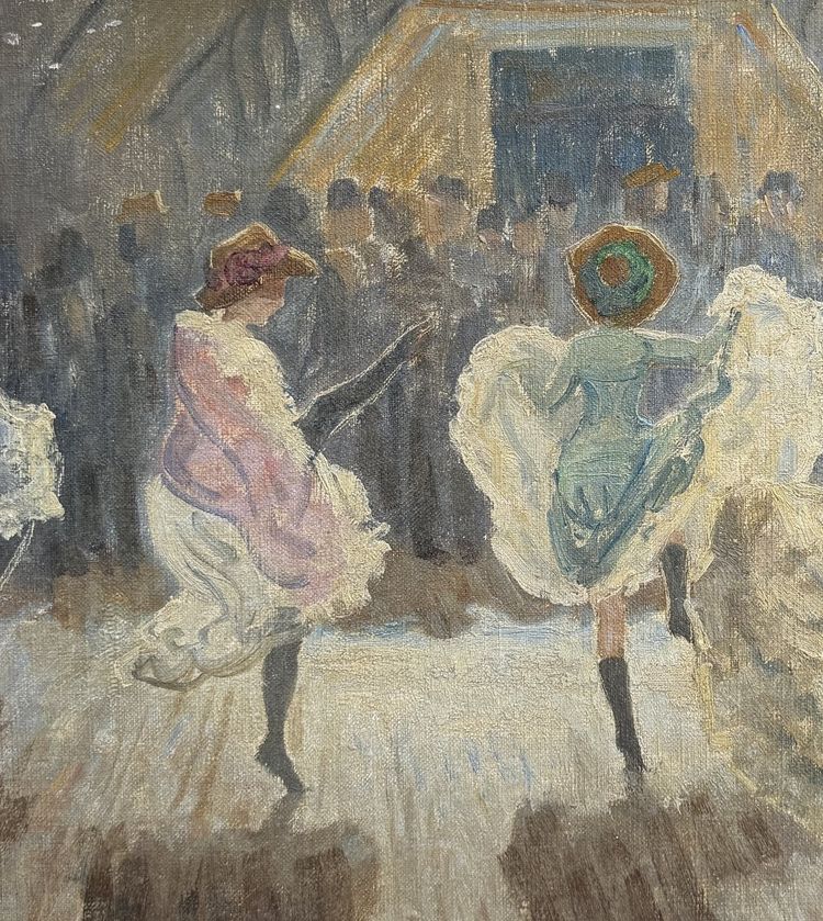 Johannes Wilhjelm (1868-1938) - Il ballo del tabarin, 1909 - pittore danese