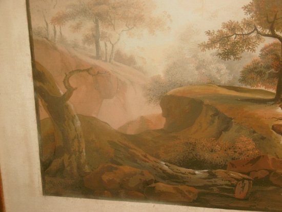 Gouache fin 18ème