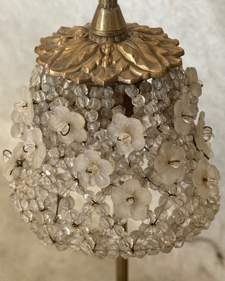 Saxony porcelain lamp