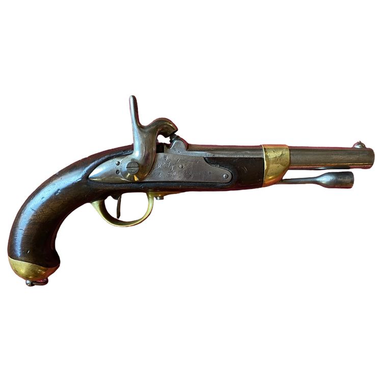 Pistolet de Cavalerie Modèle 1822 Tbis à percussion.