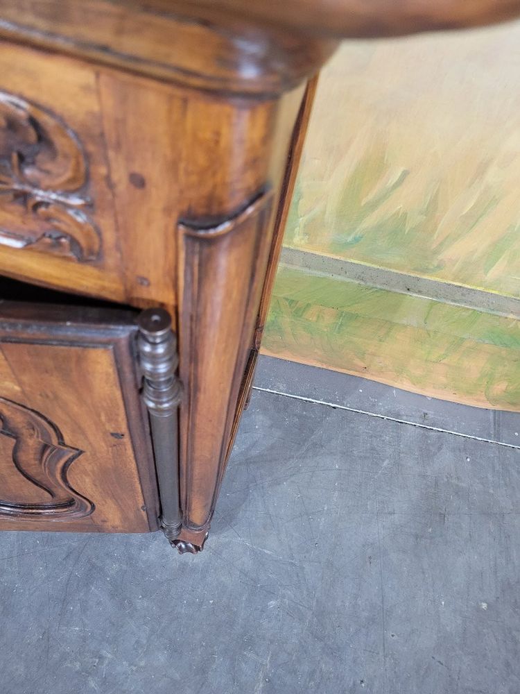 Late 18th century walnut jam cupboard