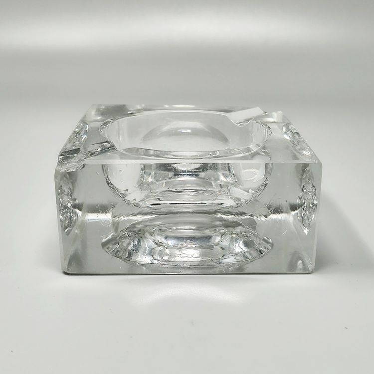 Servizio da fumo in cristallo italiano degli anni '70 di Antonio Imperatore.