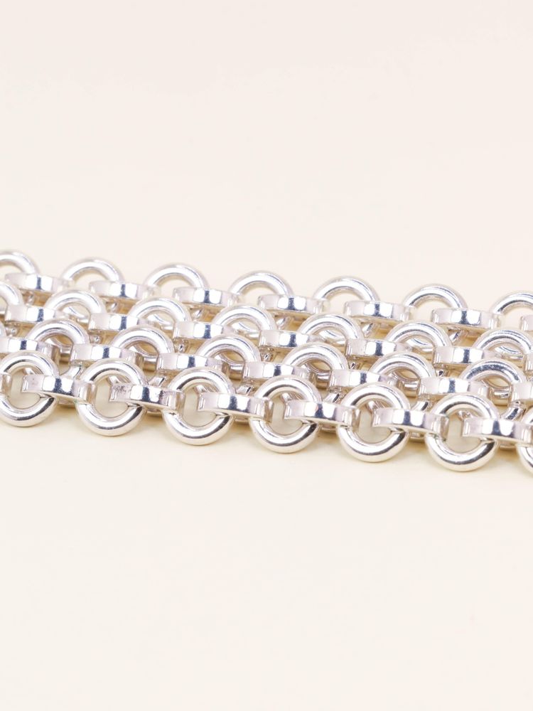 HERMES Collana lunga Voltige Argento