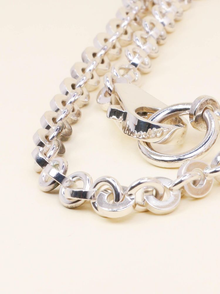 HERMES Collana lunga Voltige Argento