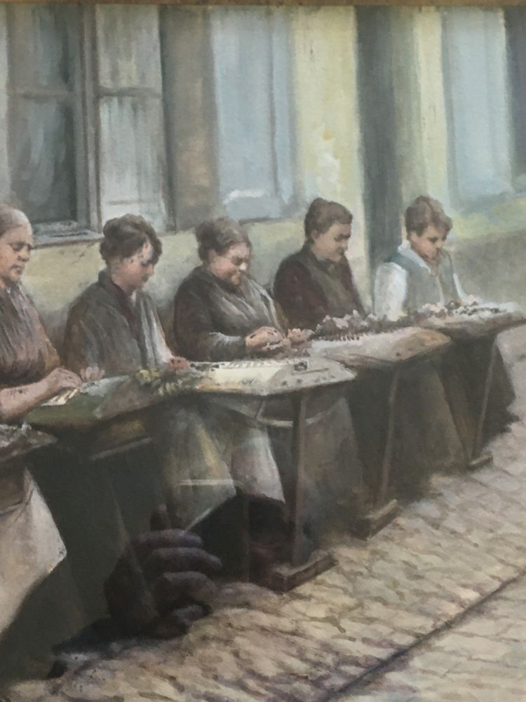 Großformatige Gouache- und Aquarellarbeiten von Maurice Dubois (1869 - 1944)