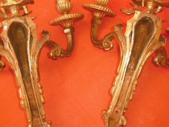 Pair of Louis XVI sconces