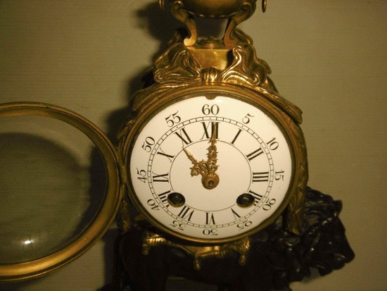 Louis XVI lion clock