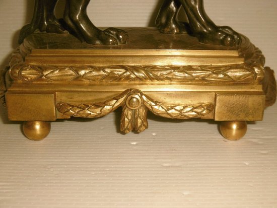 Louis XVI lion clock