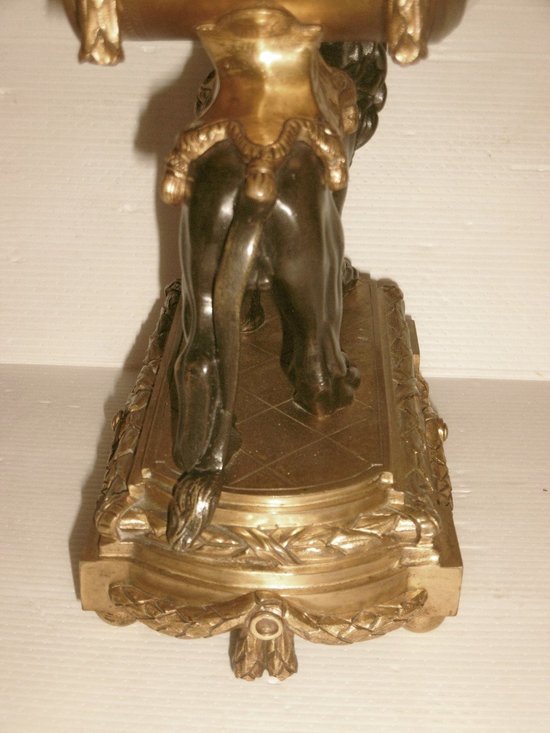 Louis XVI lion clock