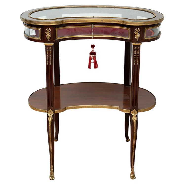 Antique display case, France, 19th century.