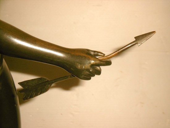 Bronze signé Houdon