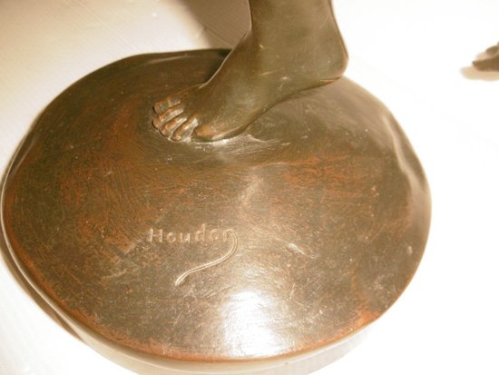 Bronze signé Houdon