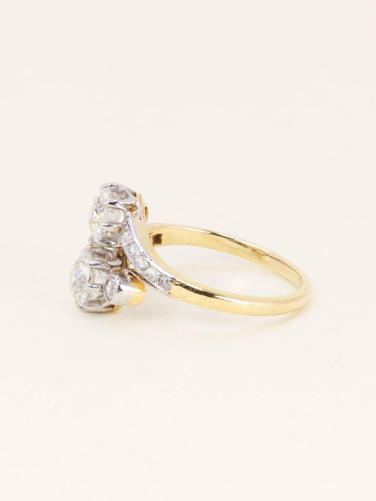 Ring „Belle Epoque – Du und ich“ mit Diamanten, 2 Karat