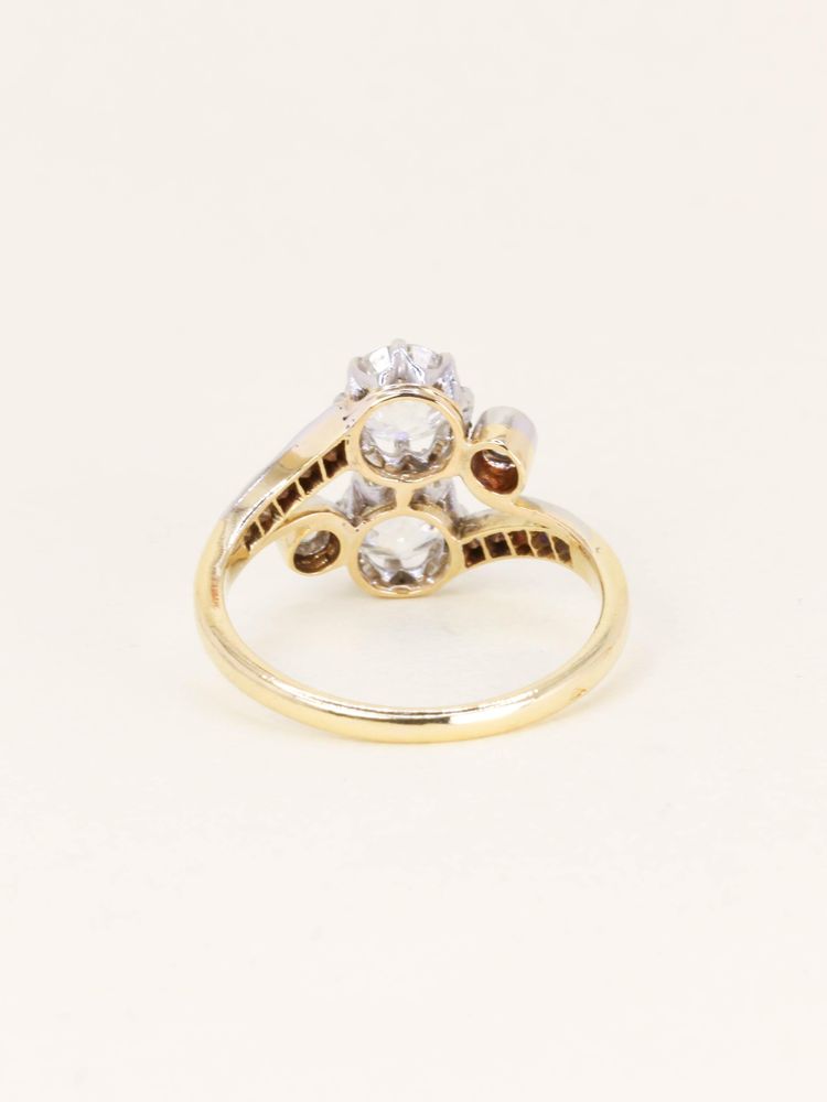 Ring „Belle Epoque – Du und ich“ mit Diamanten, 2 Karat