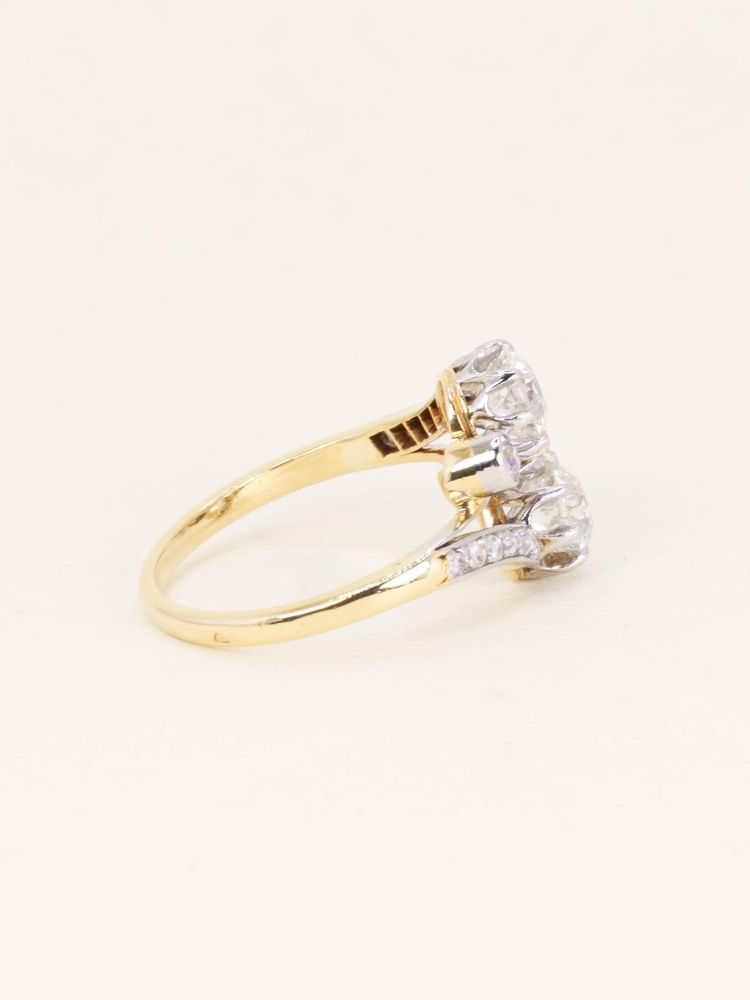 Ring „Belle Epoque – Du und ich“ mit Diamanten, 2 Karat