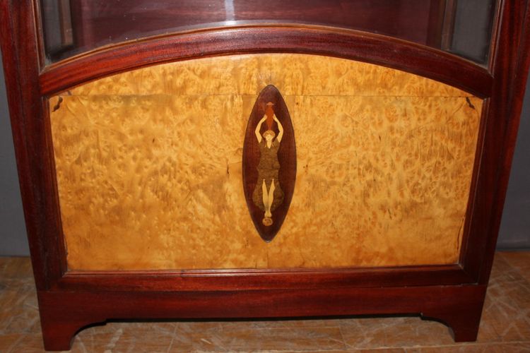 Vitrine Art Déco en Marqueterie vers 1925
