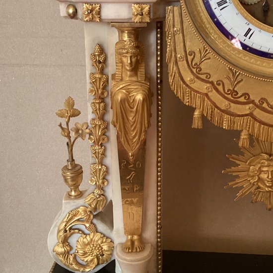 Orologio con data Luigi XVI firmato