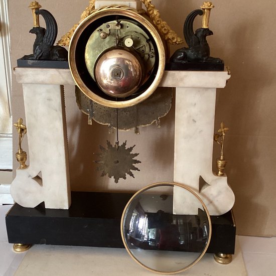 Orologio con data Luigi XVI firmato