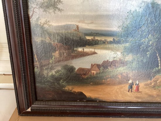 Tableau- Horloge 19 ème