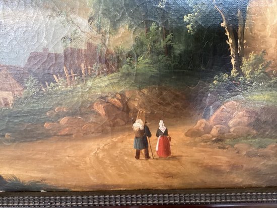 Tableau- Horloge 19 ème