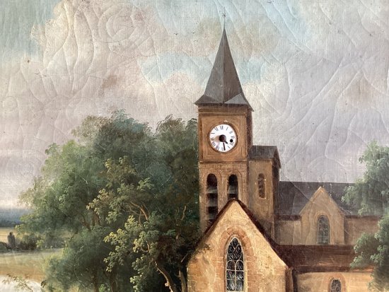 Tableau- Horloge 19 ème
