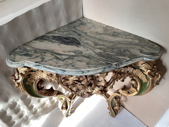 Console d’angle Louis XV