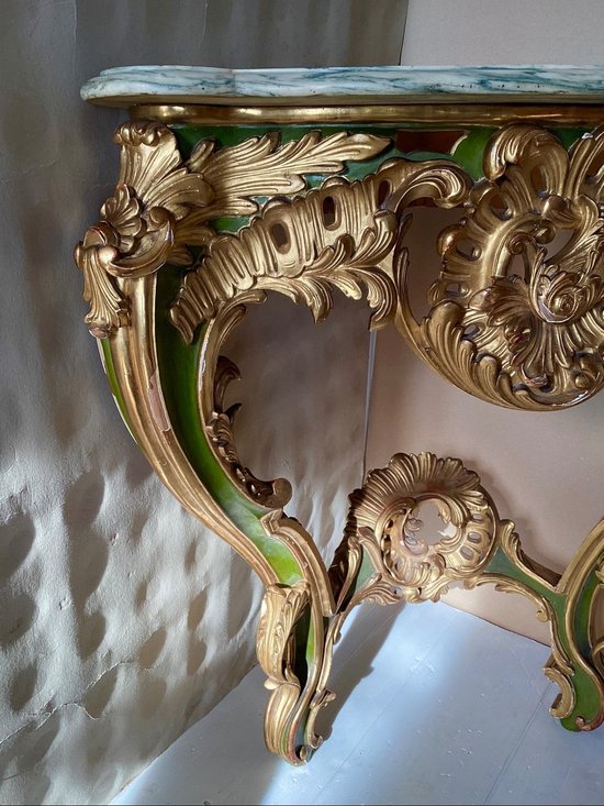 Console d’angle Louis XV