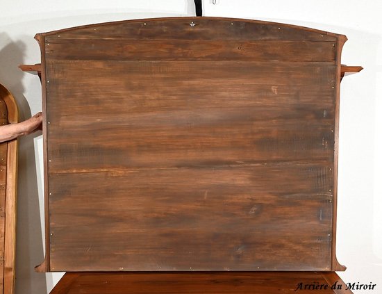Mahogany Console Mirror, Majorelle spirit, Art Nouveau - 1900