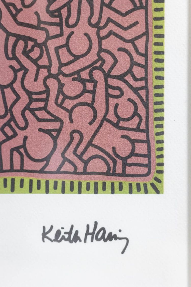 Keith Haring, Sérigraphie, Années 1990. LS6794Q-68Q