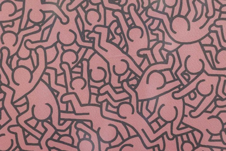 Keith Haring, Sérigraphie, Années 1990. LS6794Q-68Q