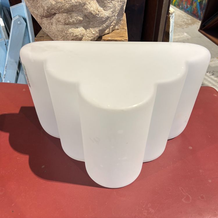 Lampada plafoniera Modello Nuvola vintage “Murano due” .anni 80  Mis  20x 20 . Altezza cm 31 