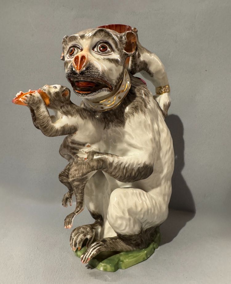 Samson porcelain monkey teapot (Kandler - Meissen)